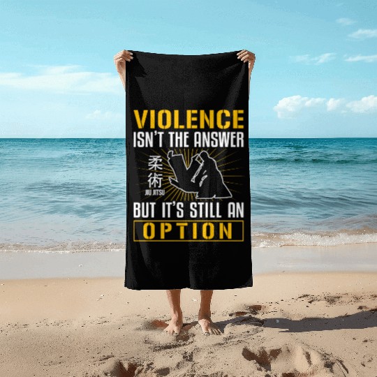 Brazilian Jiu Jitsu MMA Bjj Hugger Beach Towels