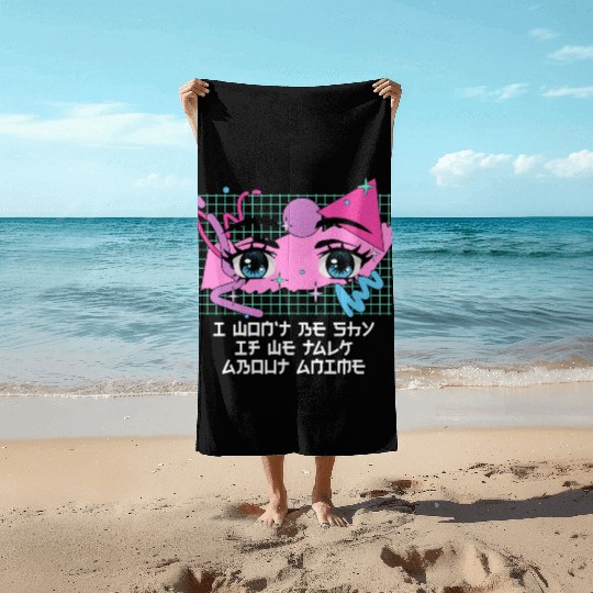 I Wont Be Shy If We Talk About Anime Manga Introve Beach Towels
