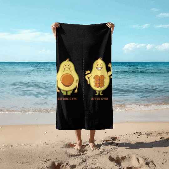 Avocado Gym Beach Towels