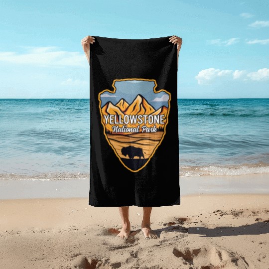 YStone US National Park Arrowhead Buffalo Beach Towels