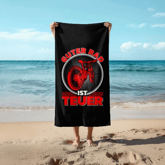 Cycling, Biking, Bikers Mountain Bike, Racing Bike Beach Towels