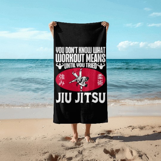 Brazilian Jiu Jitsu MMA Bjj Hugger Beach Towels