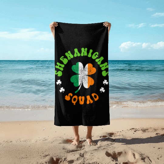 Shenanigans Squad Beach Towels