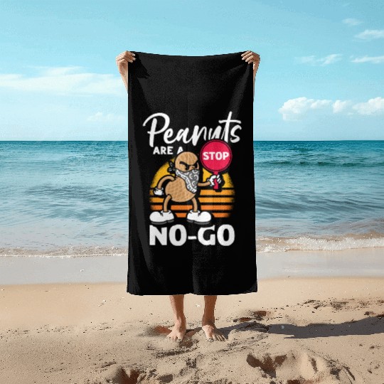 Peanuts Are A No-Go Peanut Allergic Beach Towels
