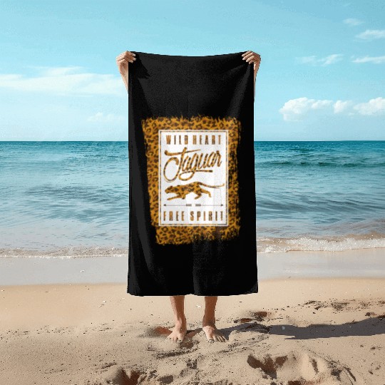 Jaguar Spirit Tribal Gift Idea Beach Towels