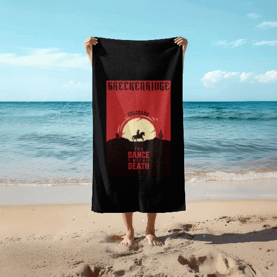Breckenridge Colorado wild west town Beach Towels