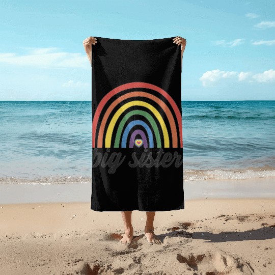 Toddler Big Sister Beach Towels