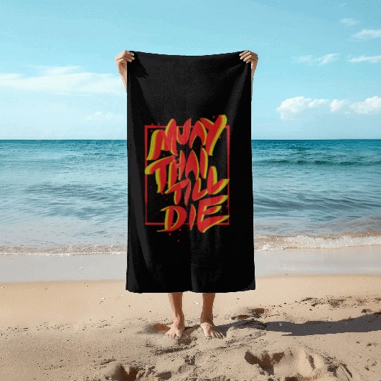 Muay Thai Mma Karate Gift Beach Towels