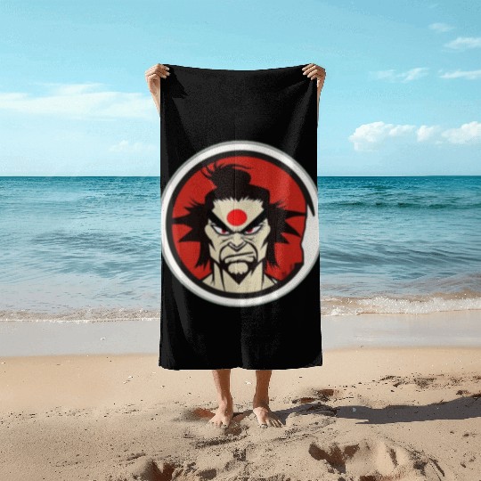 Samurai Beach Towels