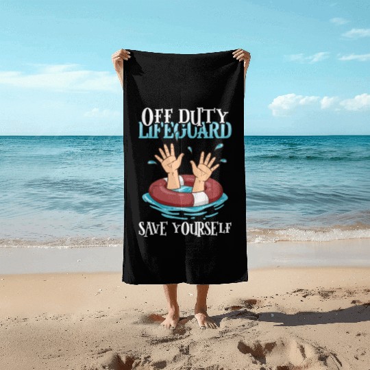 Swimmer Scuba Diving Lifeguard Water Sport Beach Towels