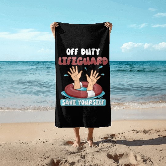 Swimmer Scuba Diving Lifeguard Water Sport Beach Towels