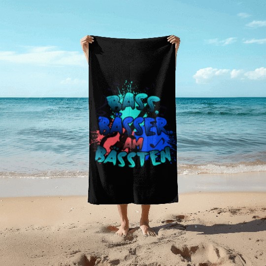 Bass Players, Bassist, Bass Guitarists Guitarist Beach Towels