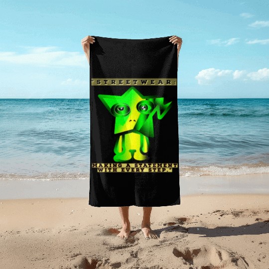 Streetwear Making A Statement with every step Beach Towels