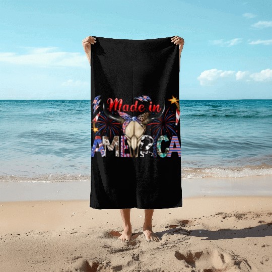 Made İn America Beach Towels