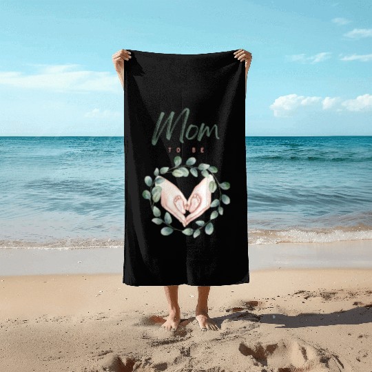 Mom To Be Beach Towels