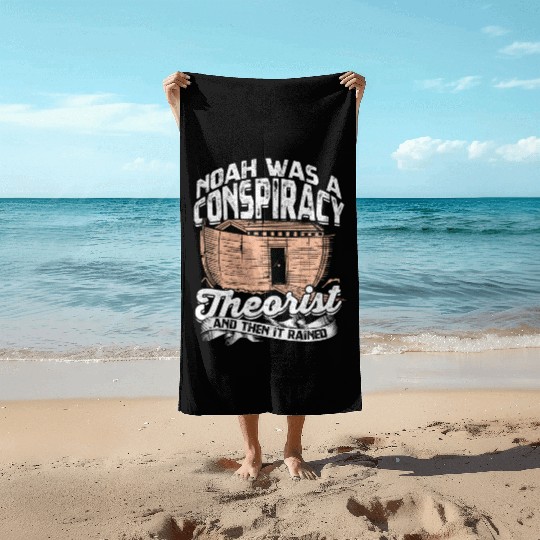 Conspiracy Theorist Theory Science Fiction Beach Towels