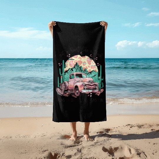 I Got A Heart Like a Truck Beach Towels