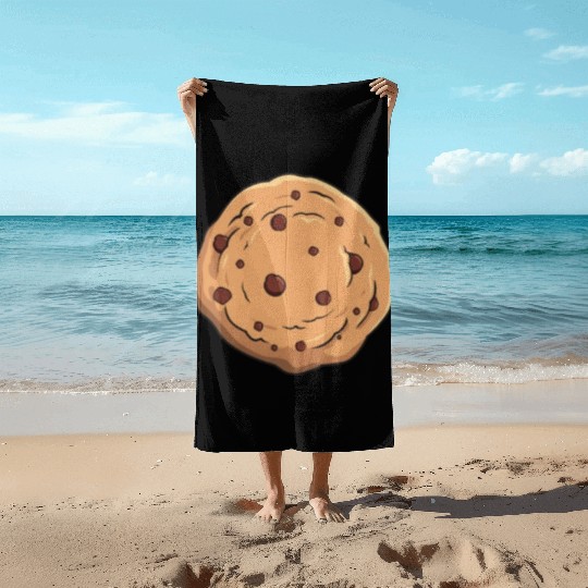 Cookie Chocolate Chips Beach Towels