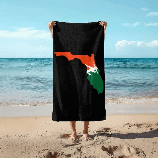Florida Wrestling Beach Towels