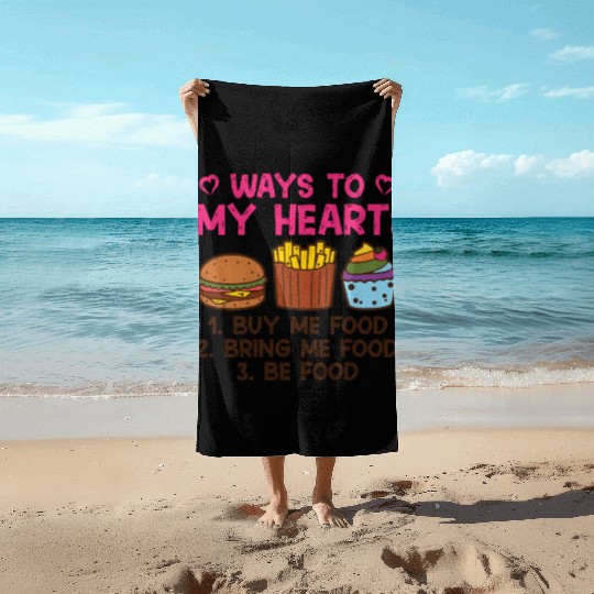 Ways To My Heart Food Valentine s Day Couples In Beach Towels