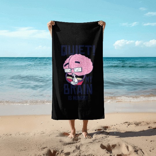 Book Lover Brain Reading Books Literature Beach Towels