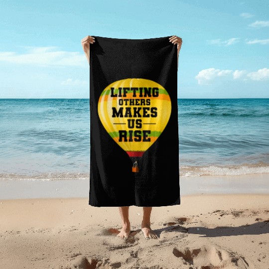 Hot Air Ballooning Hopper Balloon Ride Balloonist Beach Towels