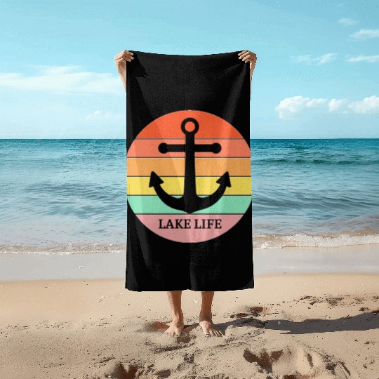 LAKE LIFE Beach Towels