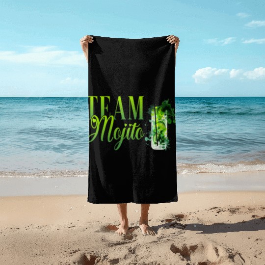 Team Mojito Hen Party for Bartender Beach Towels
