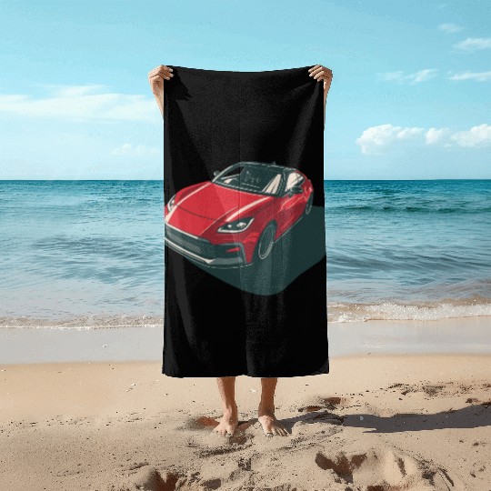Japanese Car 86 Beach Towels