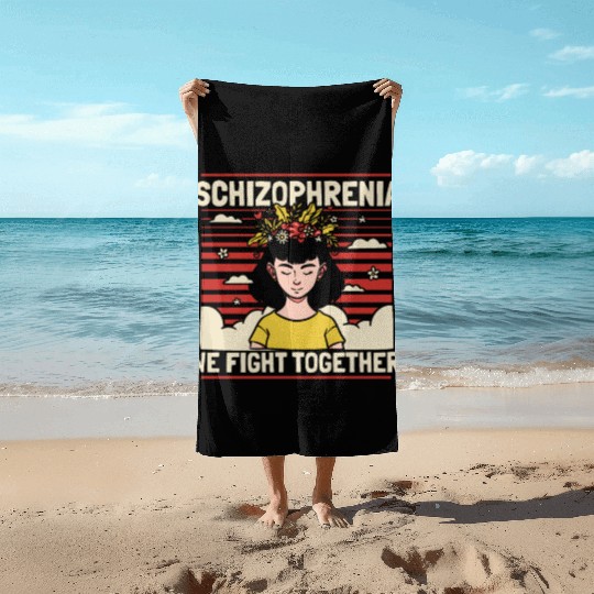 Psychology Psychologist Schizophrenia Beach Towels