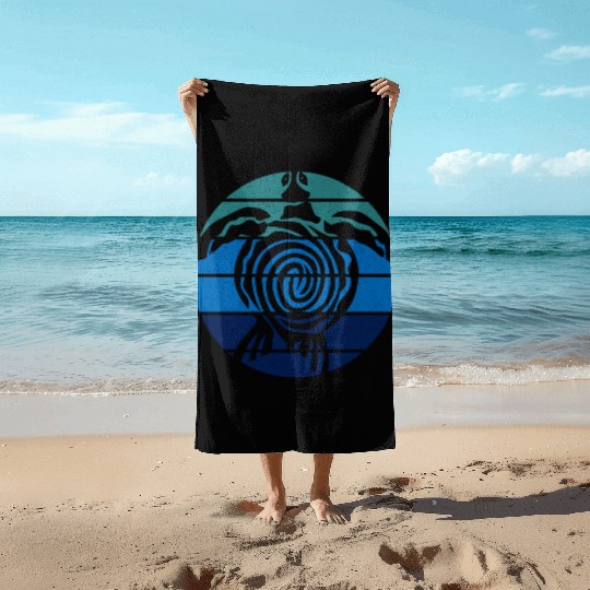 Earth Day, Sea Turtle, Clean the Ocean Beach Towels