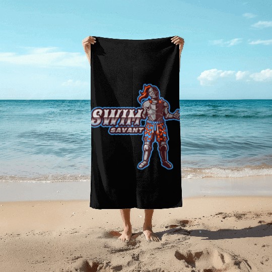 Swim Savant | Knight With Swim Trunks Beach Towels