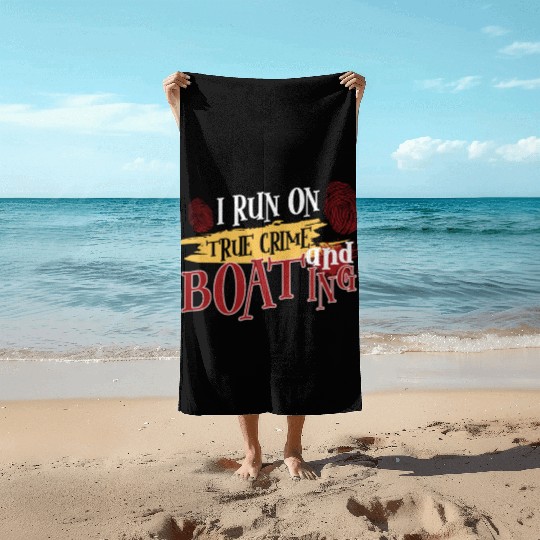 True Crime Murder Spy Crime Interest Gift Idea Beach Towels