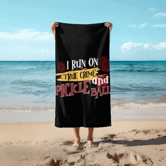 True Crime Murder Spy Crime Interest Gift Idea Beach Towels