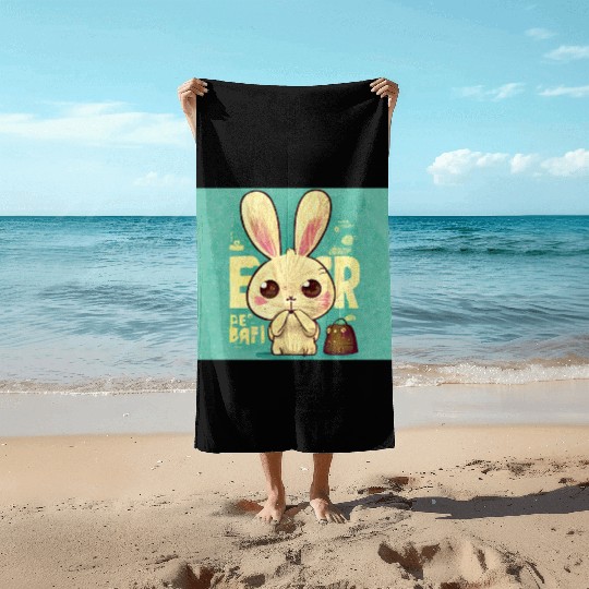 Easter Bunnies Cool Kids Toddlers Boys Girls Long Beach Towels