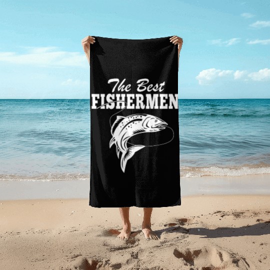 The Best Fishermen Fishing Lover Beach Towels