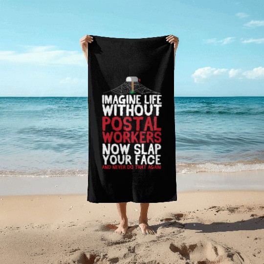 Postal Worker Mail Carrier Beach Towels