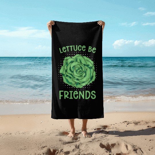 Vegan Chef Lettuce Be Friends Veganism Vegan Chefs Beach Towels