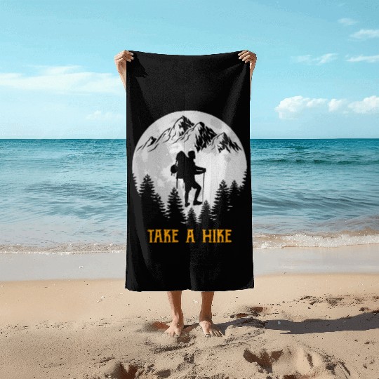 Take a Hike Wanderlust Hiking Beach Towels