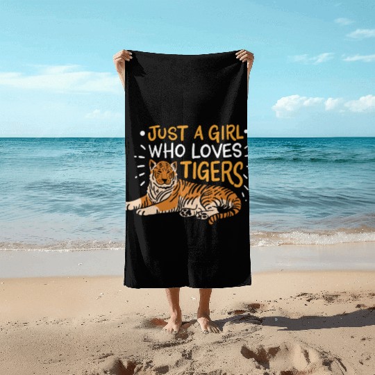 Tiger Tiger Lover Zookeeper Beach Towels