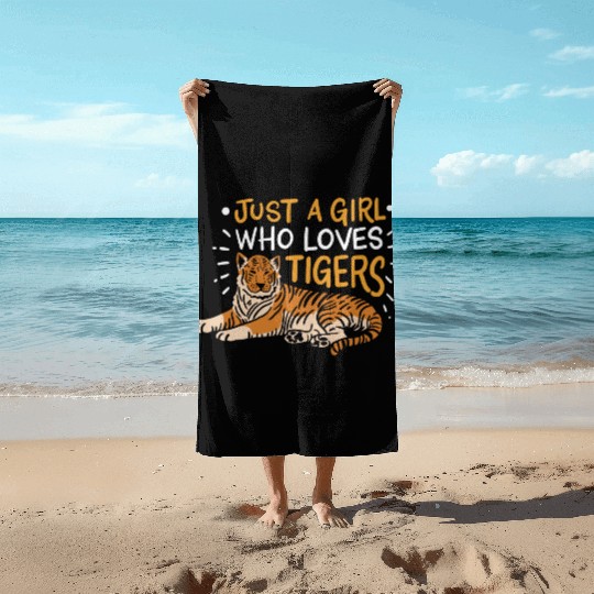 Tiger Tiger Lover Zookeeper Beach Towels