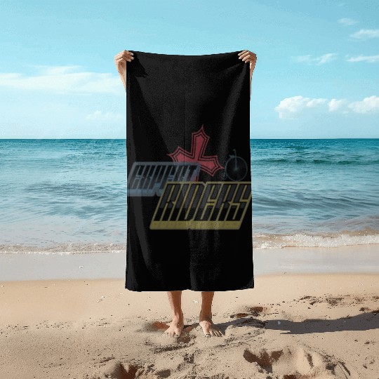 Expert rider Beach Towels