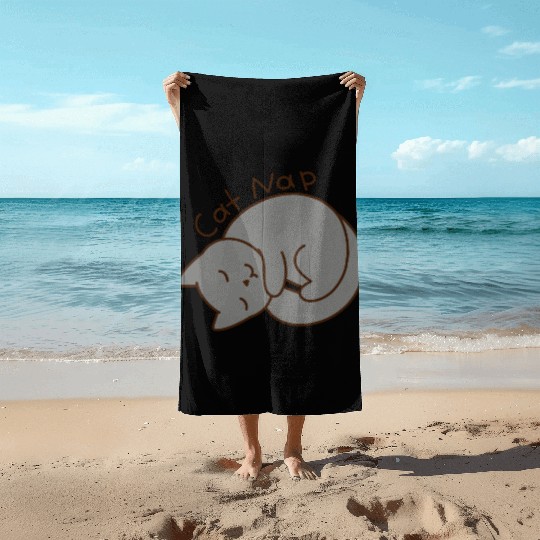 Cat Nap Beach Towels