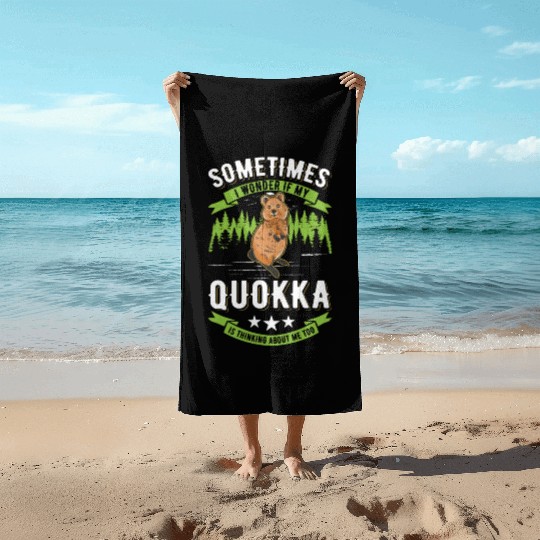 Quokka Gift Short-tailed Kangaroo Beach Towels