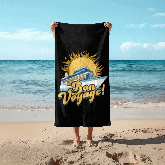 Bon voyage! - Cruise Beach Towels