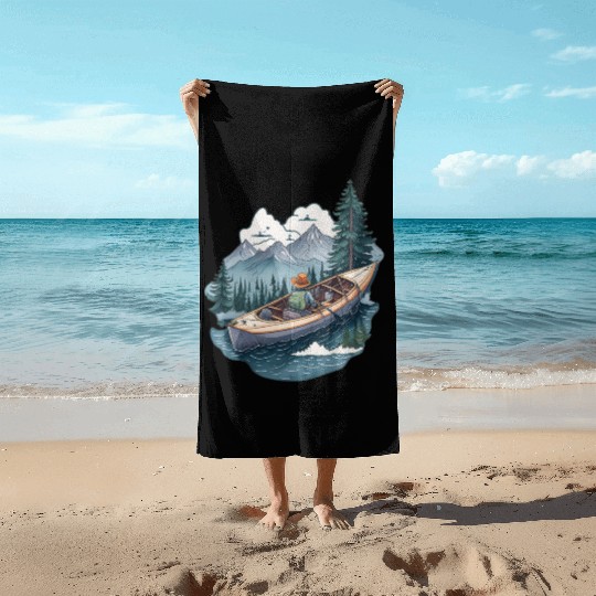 Travel kayak tour Beach Towels