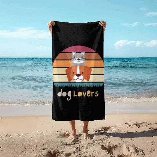 Dog Lovers Cute Gifts For Animal Lovers Beach Towels