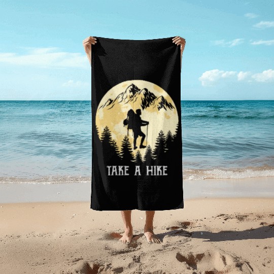 Take a Hike Wanderlust Hiking Beach Towels