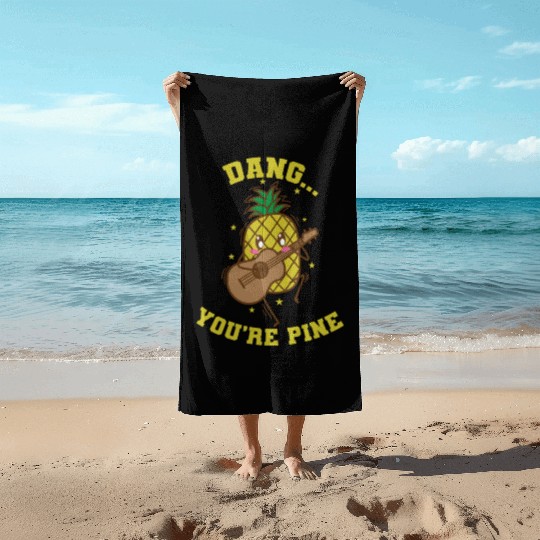 Dang You're Pine Pineapple Sweet Fruit Tropical Beach Towels