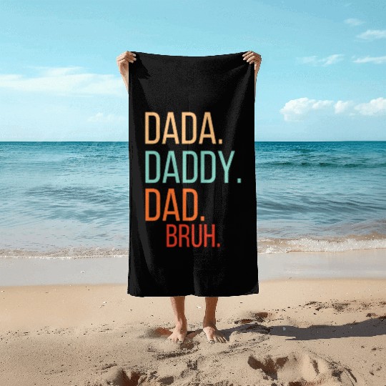 Funny Dad Beach Towels, Cute Daddy Beach Towels, Dad Beach Towels, 0